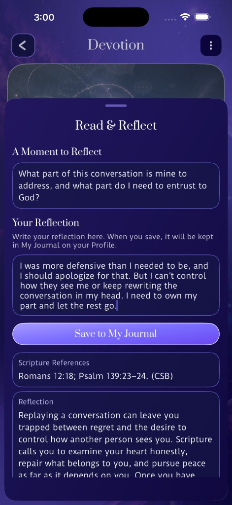 Read and Reflect writing sheet